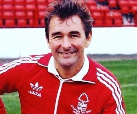 Brian Clough, in a Forest tracksuit