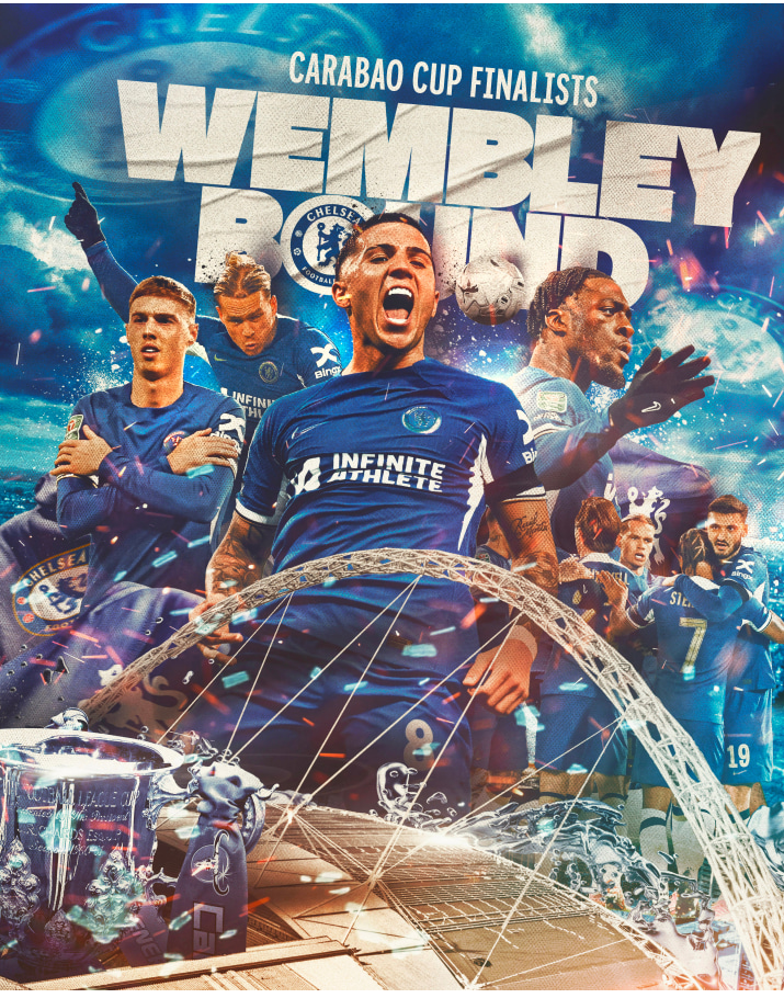 The club's Wembley Bound graphic