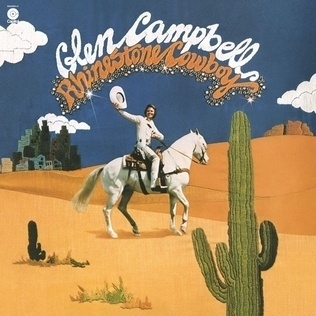 LP cover of Rhinestone cowboy